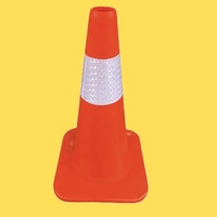 Конус резиновый 0,45 м с 1 светоотража..